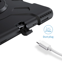 Étui pour tablette pour iPad 10e génération 2022 housse antichoc robuste avec porte-crayon étui de protection pour tablette pour iPad Air4/Air5 2022