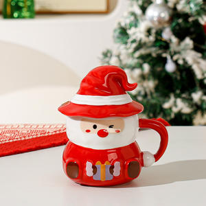 <b>Christmas</b> Snowman Magic Cup Cute Cartoon Creative Ceramic Coffee Drinking Water Cup - Product Image 5