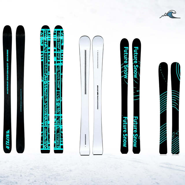 Skis Customized Wood Titanal Reinforced Freeride All-Mountain Wide Waist Powder Rocker Float Control Durability High Speed