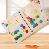 Boule en bois boule couleur correspondant jeu formation illumination main oeil Coordination éducation précoce Puzzle jouet