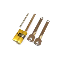 Cylindre de serrure électronique 42mm, serrure à chaîne en laiton zingué, étanche IP65, accessoires de serrure intelligente pour la maison