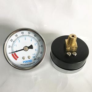 40mm wijzerplaatgrootte 8bar 120psi op maat gemaakte manometer achteraan aansluiting NPT1/8 - Product Image 5