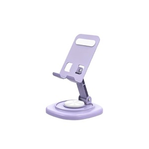Support de téléphone de bureau en métal pliable, rotation à 360 degrés, pour tablette PC, utilisation à domicile et au bureau - Product Image 5