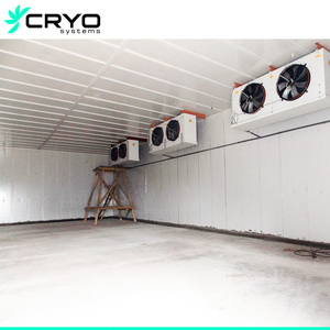 Nhiệt độ sâu gia cầm phòng lạnh 100ton lạnh lưu trữ đơn vị trong nhà cho phòng lạnh Vua cá hồi Chile lạnh Lưu trữ khóa cửa - Product Image 3