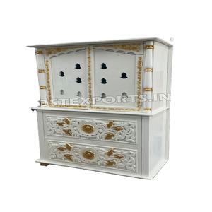 Templo de Madera Sagwan India a Precios de Mayoreo, Compre Templo de Madera de Teca Blanco Dorado, Templo de Madera Sagwan a Precios de Mayoreo en Australia - Product Image 1