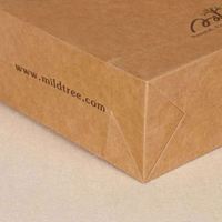 Sacs en papier kraft brun classiques de fournisseur chinois, écologiques, recyclés, avec poignée, durables, réutilisables pour la promotion en supermarché