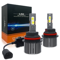 Ampoule de phare de voiture LED GICOO X10 12V 6000K H1 H3 H4 H7 H11 9005 9006 H12 9004 9007 120W 20000 Lumens Nouvelle