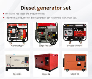 Generador Diésel Portátil Pequeño Xinbate de 3kva 5kva 6kva 7kva 8kva, Generador <span class=keywords><strong>Marino</strong></span> Trifásico Silencioso de Arranque Automático - Product Image 6