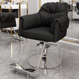 Silla de Barbero en Oferta, Silla de Peluquería Moderna, Silla de Salón de Belleza, Ajuste Libre de Altura, Elevable - Product Image 1