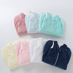 <span class=keywords><strong>Gigoteuse</strong></span> sans manches épaissie avec fermeture éclair et gilet, anti-coup de pied, pour tout-petits, en peluche douce avec rembourrage en coton creux, couverture confortable - Product Image 1