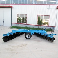 Herse à disques pliante hydraulique Yuntai 1BJ-4.4 de type tracté, avec 40 disques, facile à transporter, pour machines agricoles