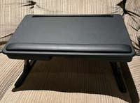Bureau à domicile PU tour bureau Portable tour ordinateur portable table ordinateur portable convient jusqu'à 15.6/17 pouces table pliable ordinateur portable lit ordinateur bureau