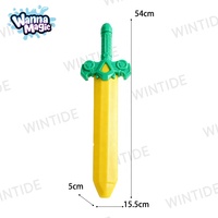 Pistolet à eau en plastique en forme d'épée, à pompe manuelle, jouet de tir à l'eau pour enfants, sûr pour la plage et la piscine, vente en gros économique WANNA MAGIC
