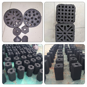 Máy Ép Than Sinh Học Mùn Cưa Xi Lanh Tổ Ong Khối Lượng Lớn Hình Lục Giác Cacbon Màu Đen Đã Qua Sử Dụng 7.5 Kw Mật Độ Cao - Product Image 5