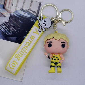 Vente en gros de jouets de lutte créatifs transfrontaliers, figurines de dessin animé, porte-clés, accessoires pour sacs et porte-clés de voiture, cadeaux, boîte mystère - Product Image 5