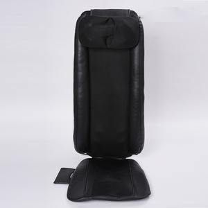 Coussin de massage noir avec vibration et chaleur, pour le cou, la taille et le dos, fonction de minuterie, à brancher - Product Image 4