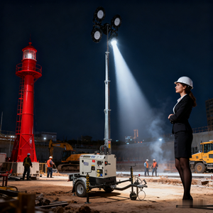 Floding Manivela Telescópica Mástil Torre de luz Mástil Poste de lámpara de iluminación de acero octogonal - Product Image 6