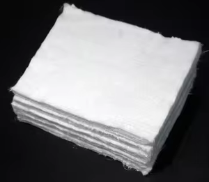 Estera de fieltro de aguja de fibra de vidrio con aislamiento de vidrio resistente al fuego de alta temperatura para sistema HVAC de aislamiento térmico - Product Image 3