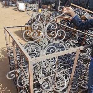 장식 연철 부품 금속 Rosettes 도매 - Product Image 5