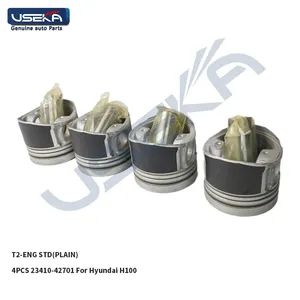 USEKA pistone motore di buona qualità T2-ENG STD(PLAIN) 4 pz 23410-42701 per Hyundai H100 Diesel 2002-2007