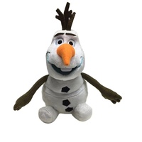 Peluches Olaf de 25cm, dessin animé bonhomme de neige, figurines en peluche Olaf, oreiller pour cadeau d'enfant