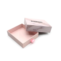 Boîte d'emballage coulissante en carton rigide OEM en papier gaufré pour bijoux, personnalisée pour colliers, organisateur cadeau écologique