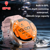 LC323 Smartwatch 2.19 Inci Layar TFT Tahan Air IP68 Tali Silikon Kontrol Jarak Jauh untuk Pria dan Wanita