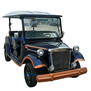 Venta Especial: Auto Eléctrico Clásico de Alta Calidad con Tracción en las 4 Ruedas, de Acero, para Transporte Turístico - Product Image 1