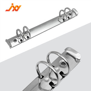 Carpeta de 4 anillas en forma de plata con mecanismo de clip de papel A5/A6 Almacenamiento de cuadernos Hebilla de anillo de <span class=keywords><strong>metal</strong></span> Accesorios de hardware 190mm - Product Image 2