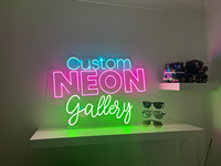 Letrero de Neón Fluorescente Personalizado con Control Remoto para Decoración de Bodas, Oficinas y Fiestas, Envío Rápido, Dropshipping