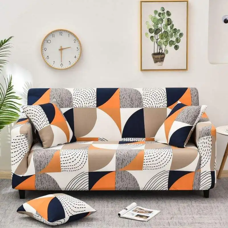Moderne elastische All-Inclusive-Sofa Abdeckung magisches wasserdichtes Dehnbares L-Form-Sofa-Set Abdeckungen 3-Sitzer für Wohnzimmer