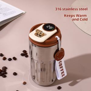 แก้วกาแฟสแตนเลสสตีลเก็บความร้อน316เวลาเดินทางขวดน้ำแบบพกพาของขวัญทางธุรกิจ - Product Image 4