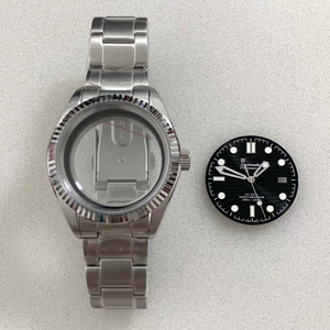 Caja de Reloj de Acero Inoxidable de 38 mm con Cristal de Zafiro para Movimientos NH35/<span class=keywords><strong>4R</strong></span>, Resistente al Agua, Negro, Verde, Azul, Modificación de Esfera de 31 mm - Product Image 2