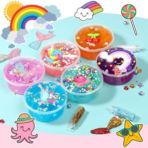 Kit de Slime de Cristal DIY de Fabricación China con Cuentas para Pecera para Niñas y Niños (Sin Activador de Slime) - Product Image 3