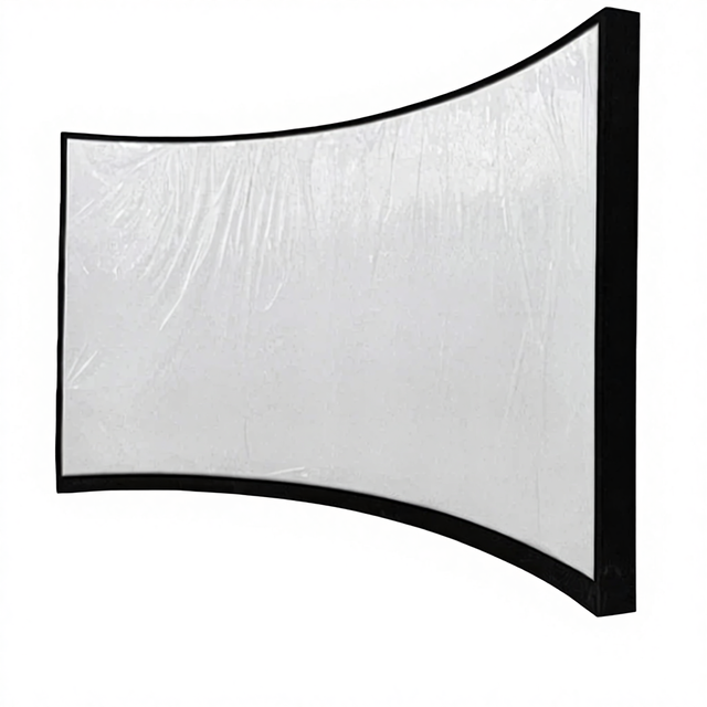 Curved Arc Projection Screen Metal Hard Screen 360 Degree Circular Cinema Screen 3D Silver China Origin 30-Day Warranty