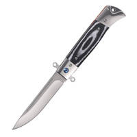 Couteau pliant multifonctionnel de poche pour l'extérieur, personnalisable OEM, avec manche en G10 pour le camping