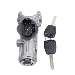 Interruptor de Encendido con Cerradura Cilíndrica y 2 Llaves, Gris Claro, Zincado, Uso General - Product Image 4