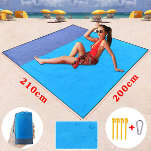 Couverture <span class=keywords><strong>de</strong></span> <span class=keywords><strong>plage</strong></span> <span class=keywords><strong>de</strong></span> camping en polyester imperméable et imperméable, accessoires <span class=keywords><strong>de</strong></span> <span class=keywords><strong>plage</strong></span> pliables, tapis <span class=keywords><strong>de</strong></span> <span class=keywords><strong>plage</strong></span> <span class=keywords><strong>de</strong></span> pique-nique - Product Image 2