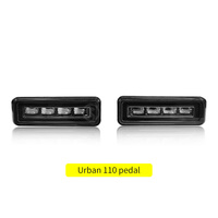Feu de recul LED 4 lentilles LS pour Defender 20-25, feu de conduite modifié avec clignotant séquentiel noir facile à installer