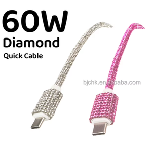 2025 Mới Nhất Đế<span class=keywords><strong>n</strong></span> 60W Kim Cương Nhanh Chóng Sạc Cáp Cho Iphone 14/16/ 17 Pro Max - Product Image 2