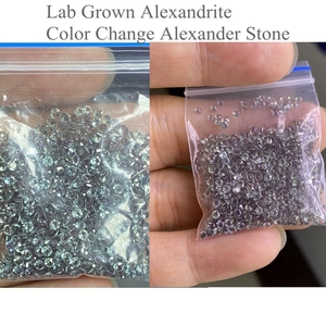 HQ Gems Alexandrite Gemstone, Brilliant Cut, Lab Grown, Color Change, Alexander Stone, 0.01-<span class=keywords><strong>2</strong></span> Carat, 8mm - Product Image 6
