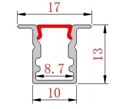 Fourniture d'usine Profilé en aluminium flexible gris clair LED Lumières d'armoire Conception de ferme Télécommande murale à intensité variable - Product Image 2
