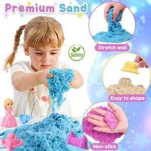 <span class=keywords><strong>Sable</strong></span> <span class=keywords><strong>Magique</strong></span> Éducatif <span class=keywords><strong>Pas</strong></span> <span class=keywords><strong>Cher</strong></span> pour Enfants avec Outils – Jouets DIY pour Cadeaux d'Anniversaire - Product Image 4