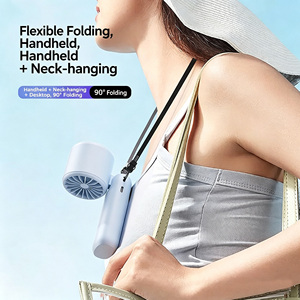 2026 Compact Lightweight Handheld <b>Mini</b> <b>Fan</b>, 100-Gear <b>USB</b> Rechargeable, Strong Airflow Quiet Personal <b>Fan</b> for Office Dorm - Product Image 2