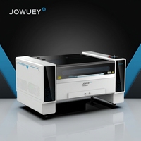 Machine de découpe laser CO2 Jowuey 1390 à 2 têtes, machine de découpe laser CO2 13090 haute vitesse pour le bois et les feuilles d'acrylique