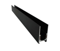 Système d'éclairage LED 48V à rail magnétique encastré, boîtier vide en aluminium multifonction moderne DC 48V, garantie 3 ans pour hôtel