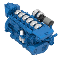 Moteur diesel marin Weichai Baudouin série 6m26.3, 815 ch, refroidi par eau, 4 temps, 6 cylindres, pour bateau