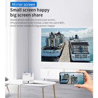Hot 2025 T2 MINI projecteur HD 720P avec Wifi bluetooth Internet projecteur intégré pour les films