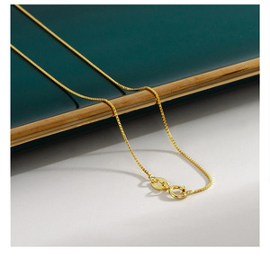 महिलाओं के लिए थोक साधारण हार के बिना 18k सोना - Product Image 6