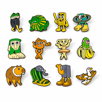 Broches personnalisées modernes en émail pour fabricants, badges métalliques, épingles de revers en émail souple ou dur, broches logo, dessins animés, anime, accessoires vestimentaires